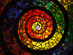 Glaskunst-Tiffany-Mosaik