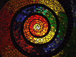 Glaskunst Deckenlampe